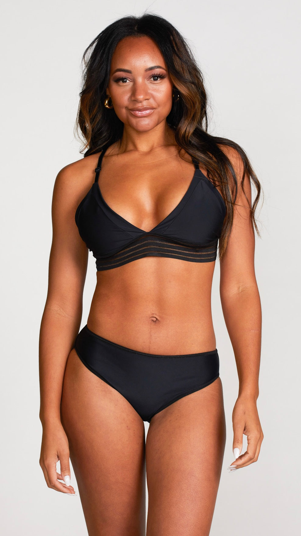 Basic B Bikini in Midnight