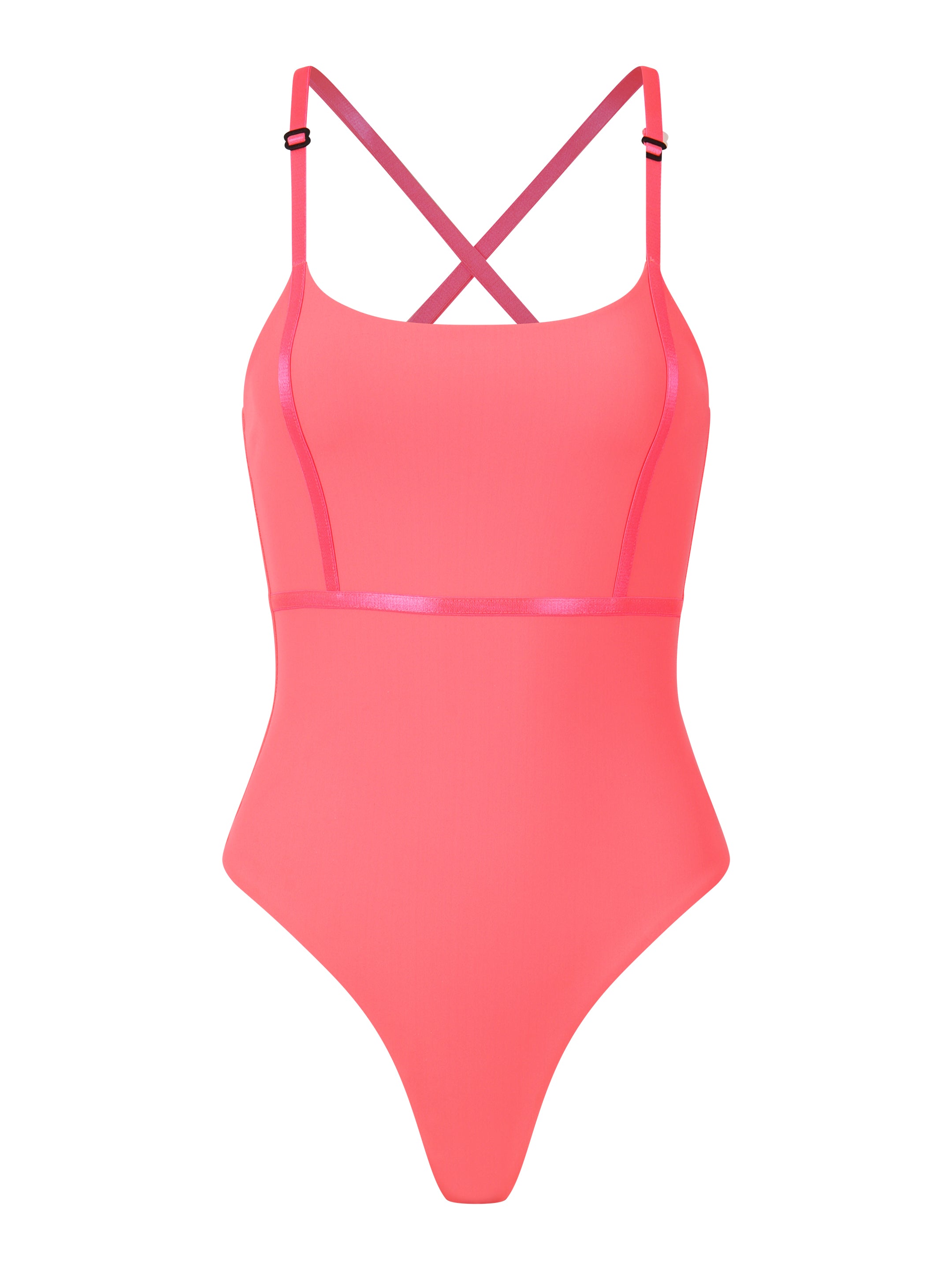 Lovers In Haute Pink Hi Waisted Thong